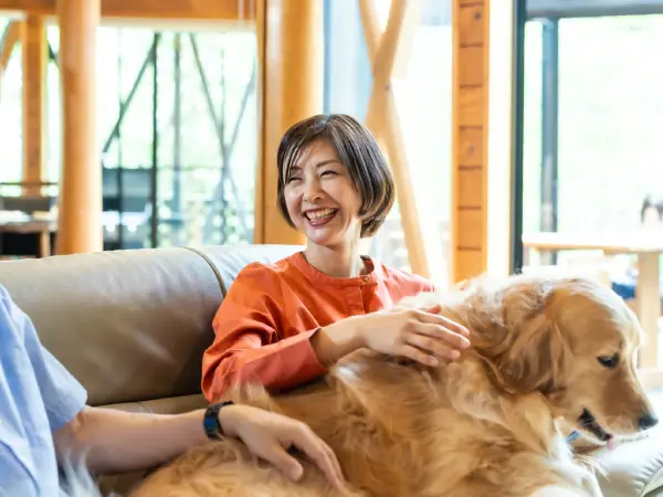 与爱犬一起度过的别墅2